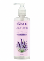 FAJNUR Lavender 2 in 1 Bath Shower Gel – 550ml | Refreshing & Relaxing Formula