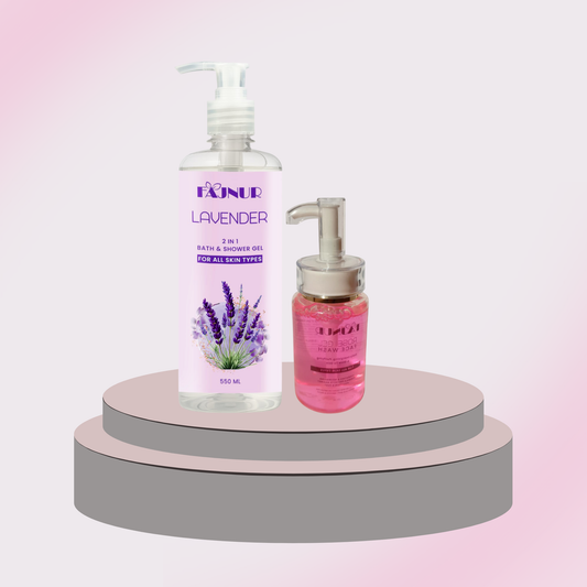 Bundle-2 (Shower Gel + Rose Gel 125ml) - Fajnur Skin Care