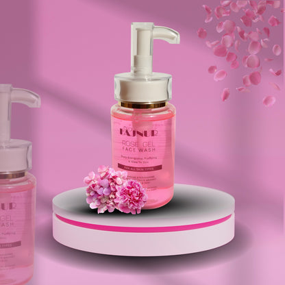 Fajnur Rose Gel Face Wash – Hydrating  Glow Boost Formula (125ml) - Fajnur Skin Care